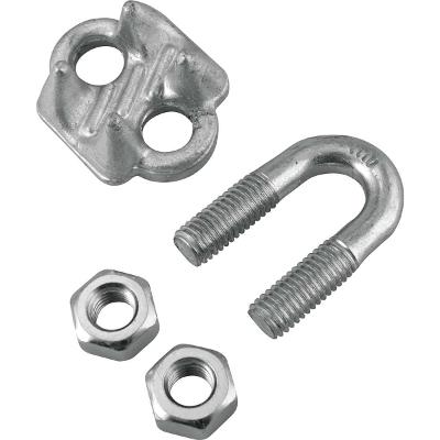 Clips para cabo de aço 1/2" pesado galvanizado - Vonder Plus