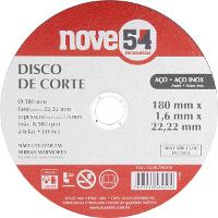 Disco de corte 180,0x1,6x22,23 2 telas dcn - Nove54 - 1