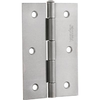 Dobradiça para portas 3.1/2" ferro polido Vonder