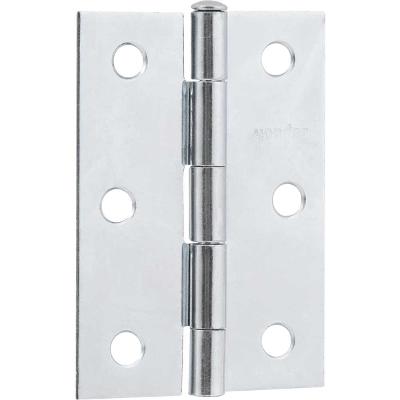 Dobradiça para porta 2.1/2" aço carbono cromado Vonder