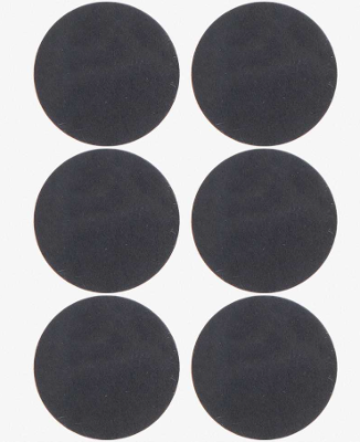 Feltro Adesivo Preto Redondo 38mm Com 6 Vonder