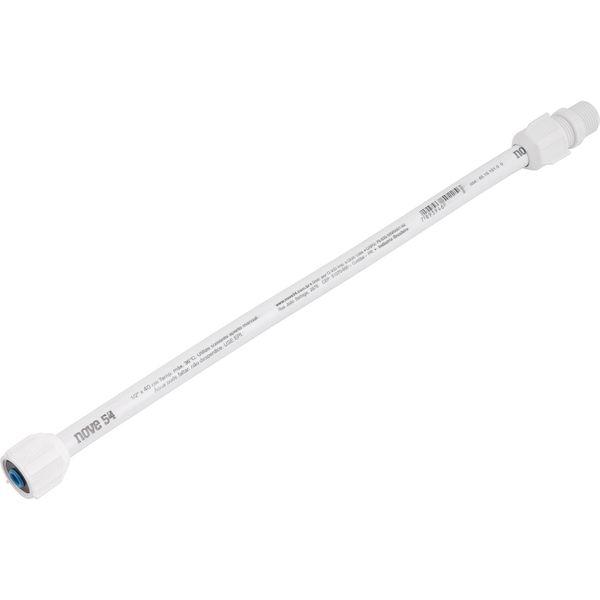 Engate flexível 30cm 1/2" plástico para pias - Nove54 - 1