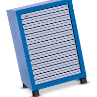 Gaveteiro modular pequeno com 14 Gavetas GAV606 CMB - 1