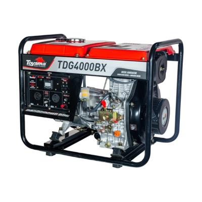 Gerador Diesel Toyama TDG4000BX Bivolt 3.3kW Brushless Tanque 12.5L 3600RPM