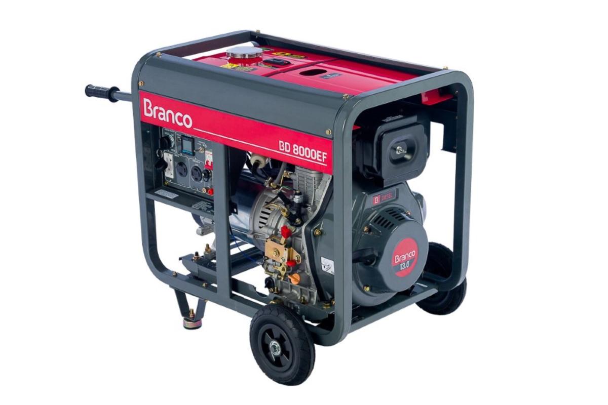 Gerador à Diesel 6,5Kva Monofásico P. Elét. BD8000 EF Branco - 5