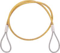 Laco de segurança 1/4" aço plastificado com 1 metro Vonder - 1