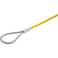 Laco de segurança 1/4" aço plastificado com 1 metro Vonder - 2