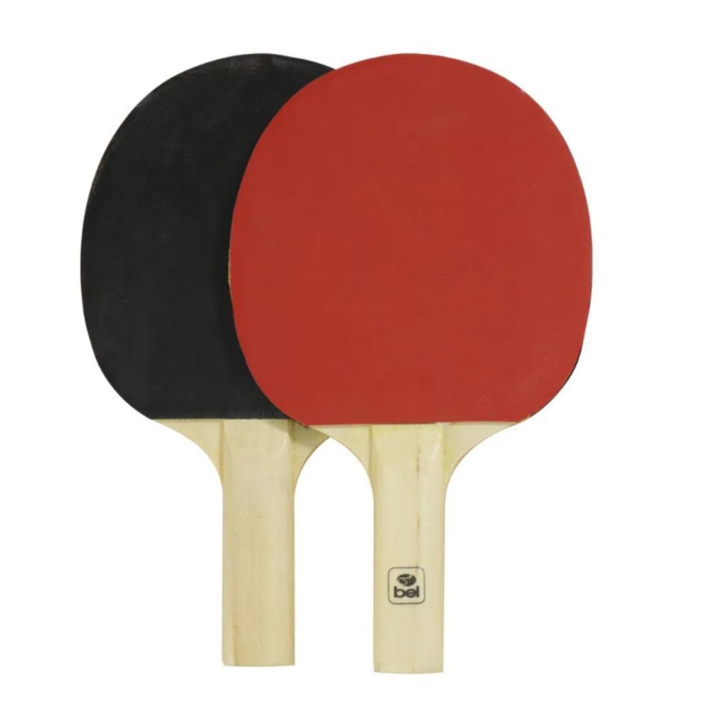 Kit com 2 raquetes e 3 bolas para tênis de mesa - Bel Sports - 2