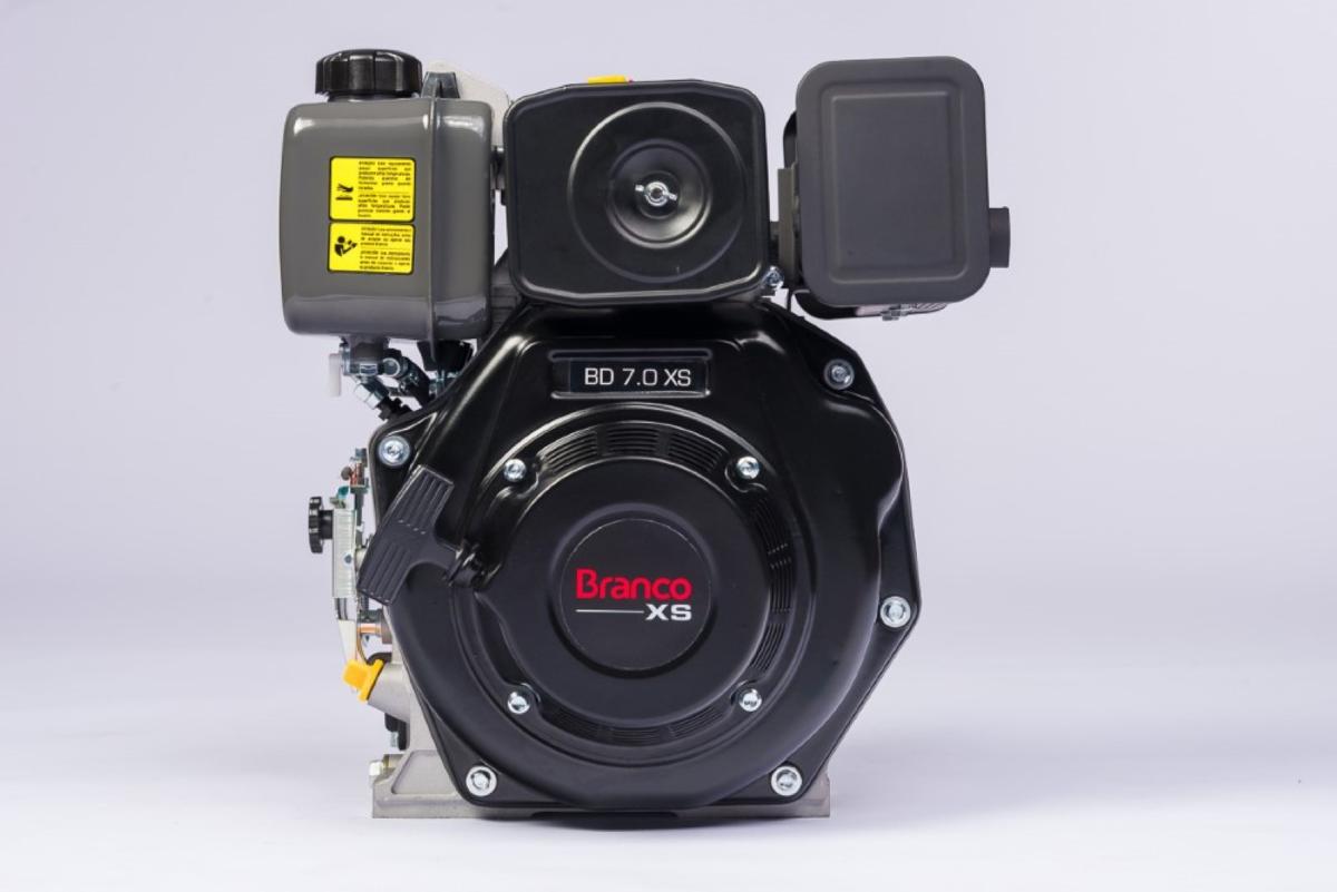 Motor Diesel 7,0CV Eixo H P. Manual BD-7.0H Briggs Branco - 1