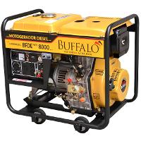 Motogerador Buffalo BFDE 8000 PRO Diesel Trifásico 380V 7,5KVA 13Cv Partida Elétrica e Manual 71333 - 1