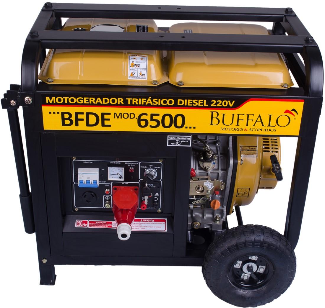 Motogerador Diesel Buffalo 5KVA Trif 127/220V P Elétrica - 3