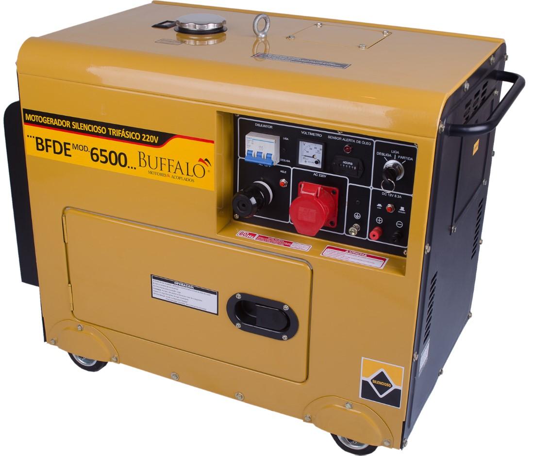 Motogerador Diesel Buffalo 5KVA Trif 127/220V P Elétrica - 2
