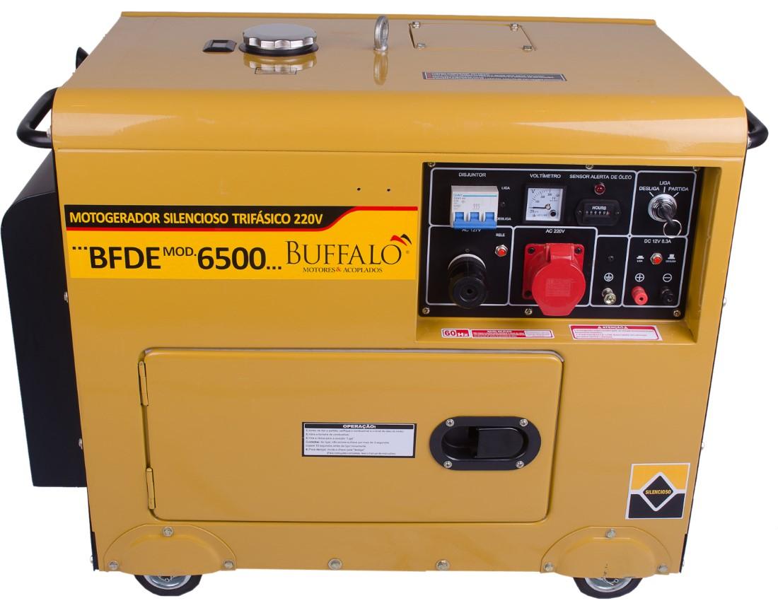 Motogerador Diesel Buffalo 5KVA Trif 127/220V P Elétrica - 4
