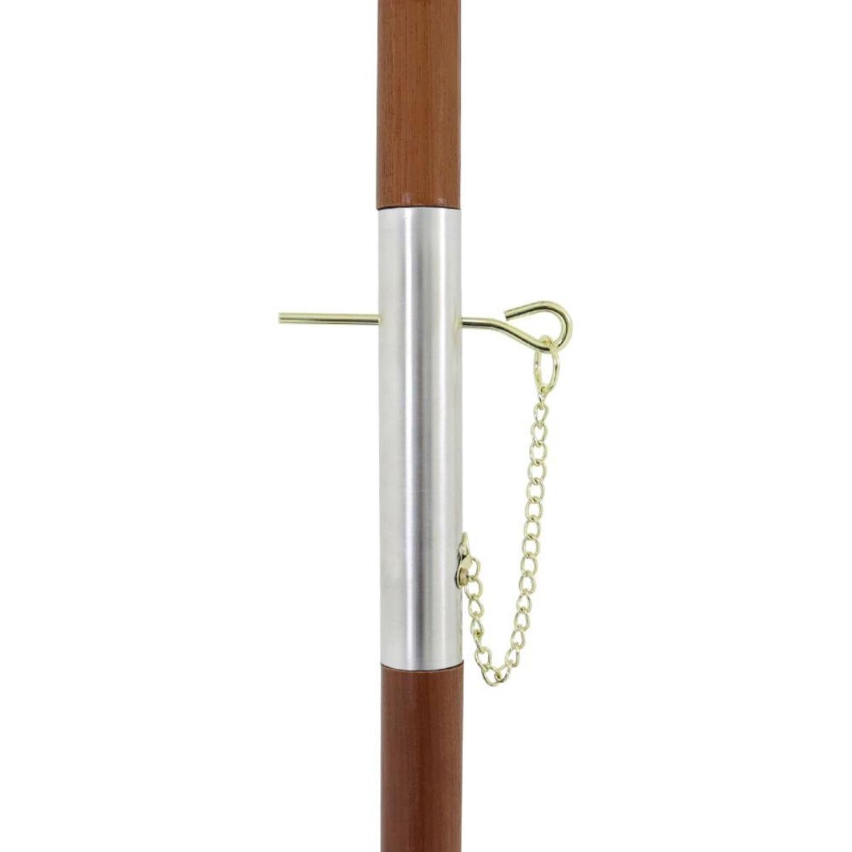 Ombrellone Madeira Cobertura PVC 3,00m marrom Bel Lazer - 3