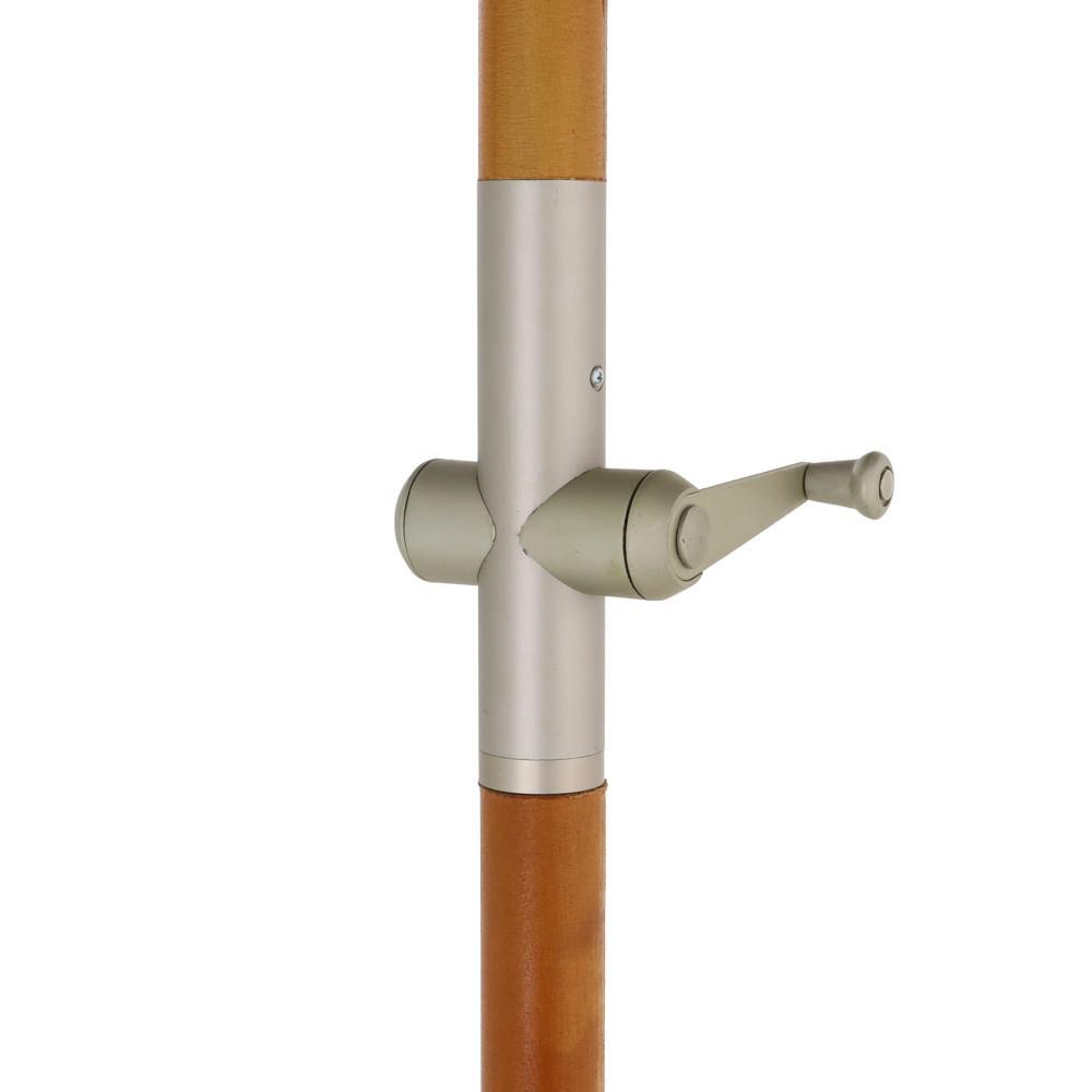 Ombrellone Madeira Cobertura PVC Manivela 2,70m Bege Bel Lazer - 3
