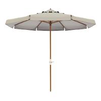 Ombrellone Madeira Cobertura PVC Manivela 2,70m Bege Bel Lazer - 1