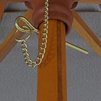 Ombrellone Madeira Cobertura PVC Manivela 2,70m Bege Bel Lazer - 2