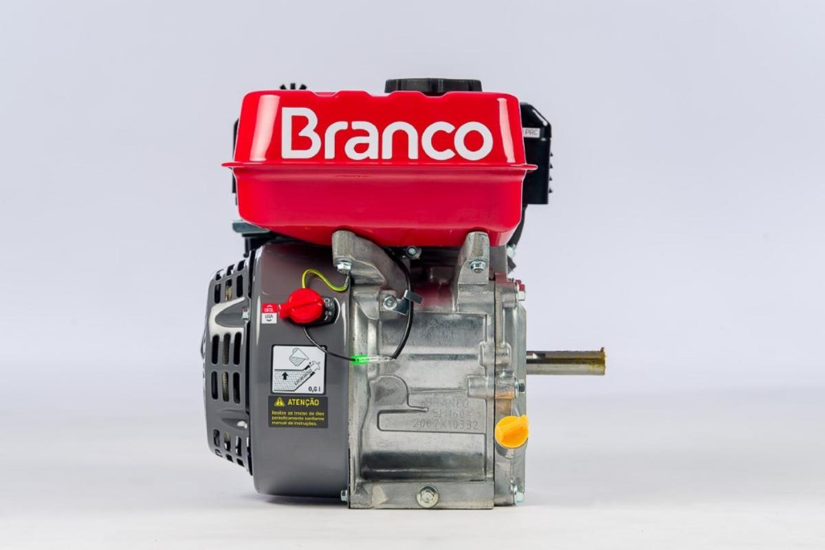 Motor Gasolina 5,5CV Eixo H P. Manual  B4T-5.5H Branco - 2