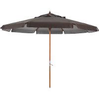 Ombrellone Madeira PVC manivela 2,70m marrom Bel Lazer - 1