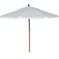 Ombrellone Madeira Cobertura PVC manivela 2,70m Branco Bel Lazer - 2