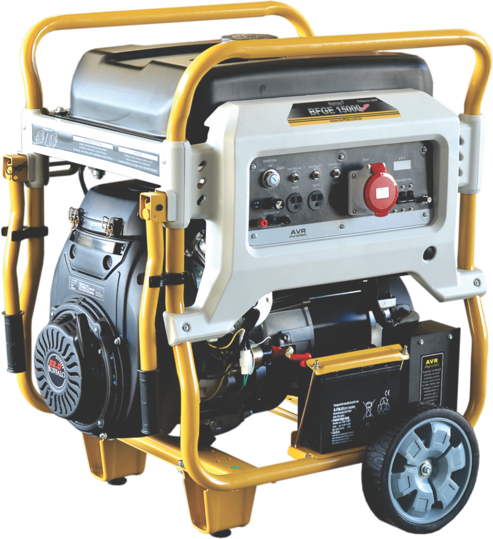 Motogerador Gasolina Buffalo Master 15KVA Trif 380V P Elét - 3