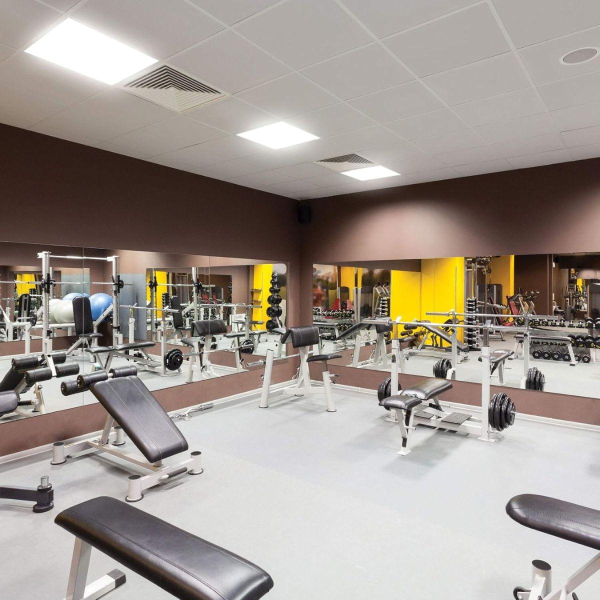 Painel LED Modular Embutir 62x62cm 40W 4000K Black+Decker Luz Amarela Neutra 3200lm Bivolt Branco - 5