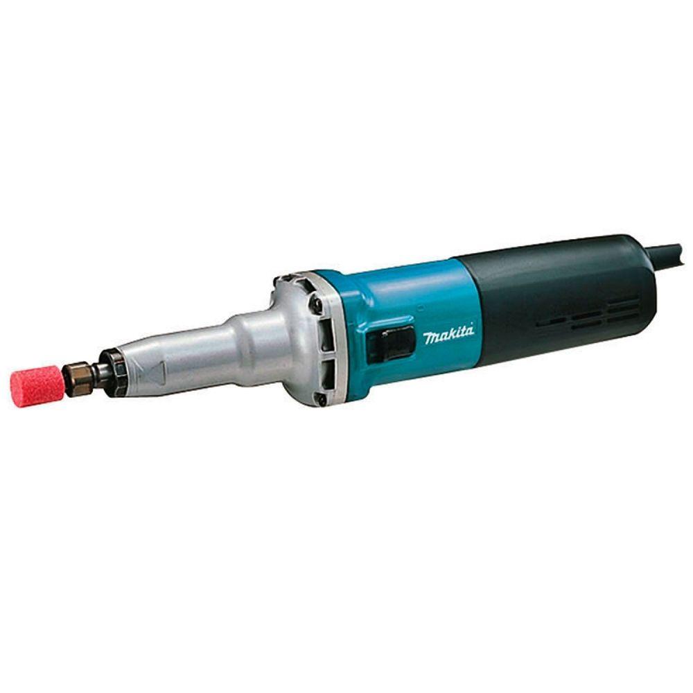 Retificadeira 8mm 5/16'' 750W 28000 RPM Pinça 6mm Industrial Metal com Chave GD0800C 220V Makita - 2