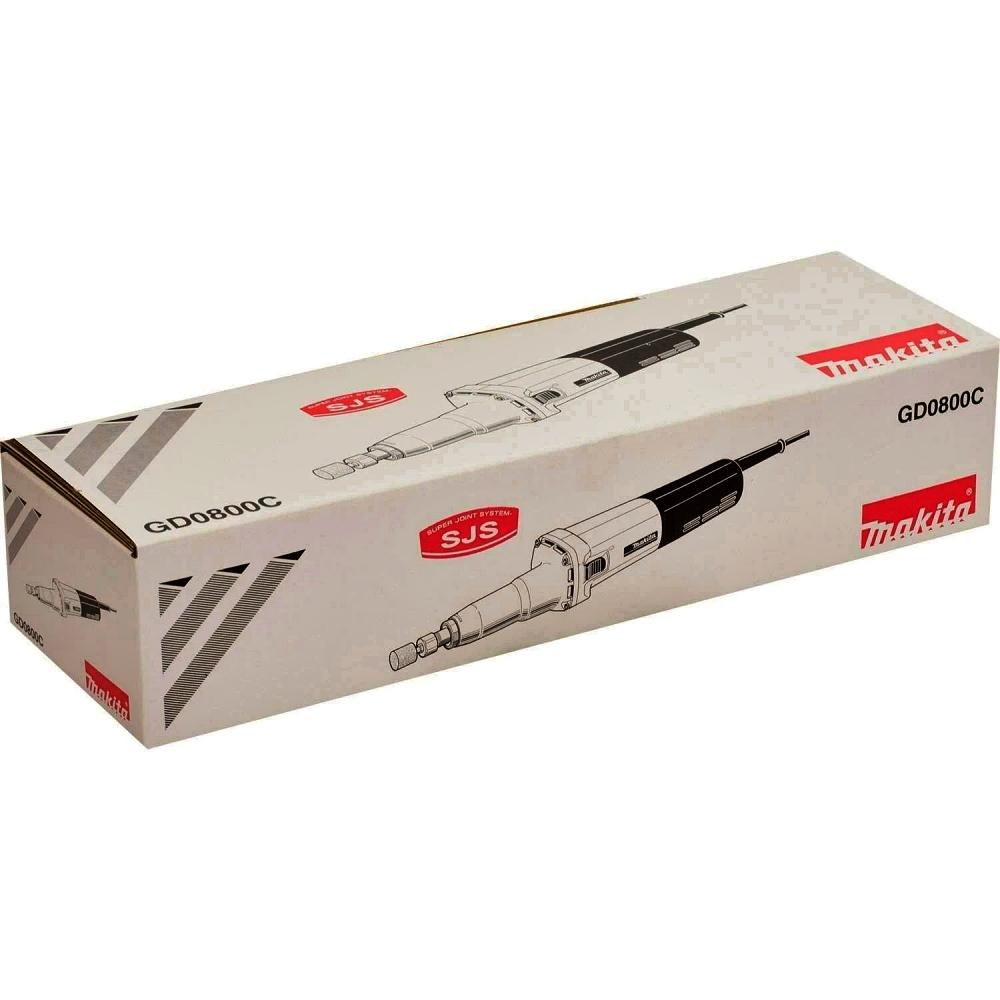 Retificadeira 8mm 5/16'' 750W 28000 RPM Pinça 6mm Industrial Metal com Chave GD0800C 220V Makita - 3