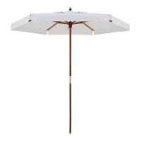 Ombrellone Madeira Cobertura PVC 2,40m Branco Bel Lazer - 1