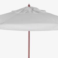 Ombrellone Madeira Cobertura PVC 2,40m Branco Bel Lazer