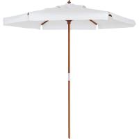 Ombrellone Madeira Cobertura PVC 2,00m Branco Bel Lazer - 1