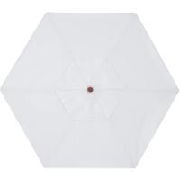 Ombrellone Madeira Cobertura PVC 2,00m Branco Bel Lazer - 2