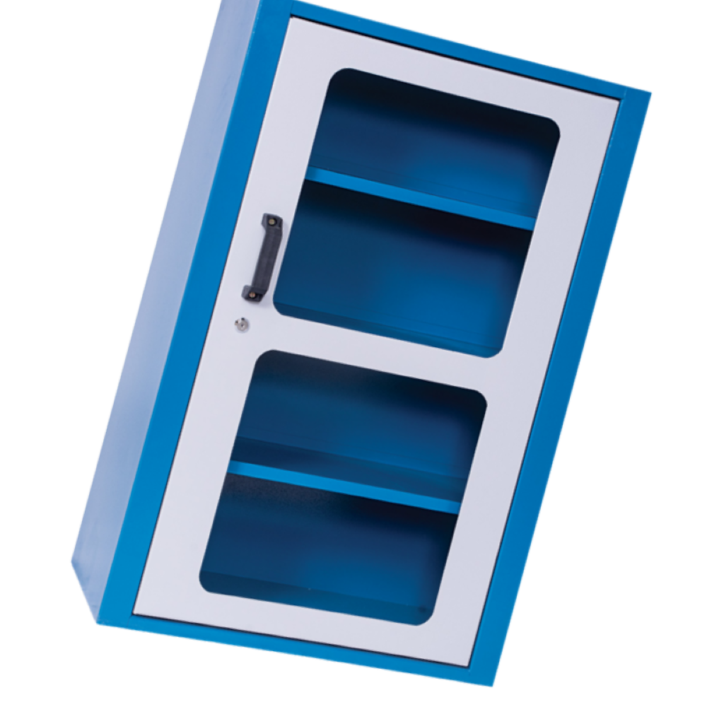 Armário com 3 Prateleiras e Visor de acrílico ARM027A CMB - 1