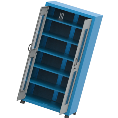 Armário Médio com 5 Prateleiras reguláveis e Visor de acrílico ARM020A CMB