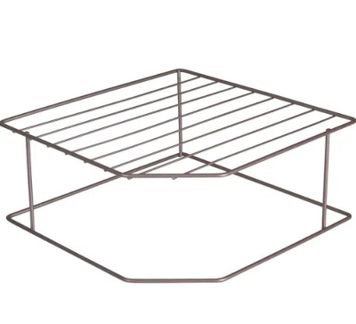  Organizador Pratos Louças para Pia Horizontal 2 Niveis Metalizado Lavanda 990746 Bel 