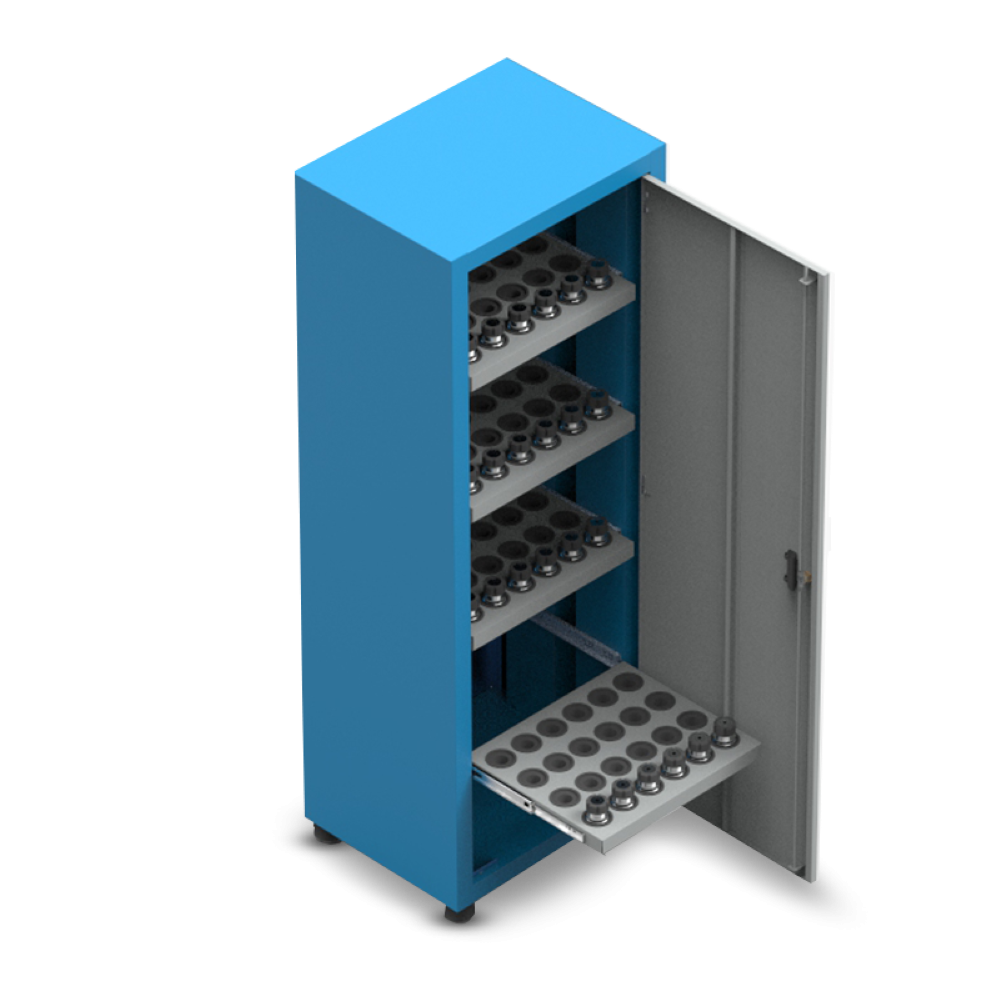 Armário com 4 Prateleiras porta cone ISO30 para 96 pecas ARM056 CMB - 3