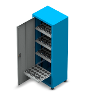 Armário com 4 Prateleiras porta cone ISO30 para 96 pecas ARM056 CMB - 2