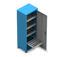 Armário com 4 Prateleiras porta cone ISO30 para 96 pecas ARM056 CMB - 3