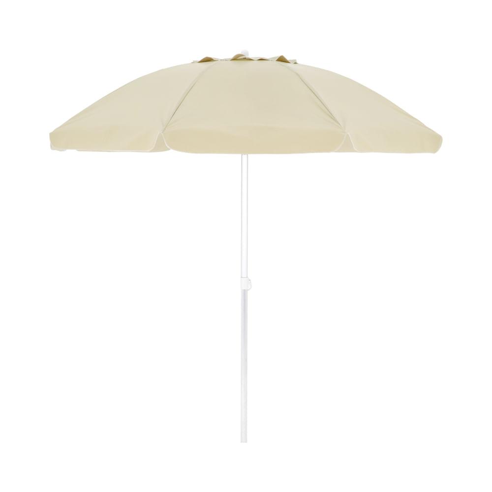 Guarda-Sol Bel 2,40 M Bagum Alumínio/Fibra De Vidro Bege - 1