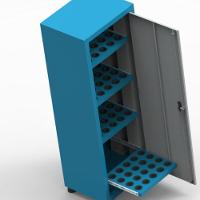 Armário com 4 Prateleiras porta cone ISO40 para 80 pecas ARM058 CMB - 3