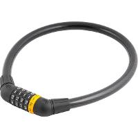 Cadeado c/ segredo p/ bicicleta 60cm plastificado Vonder - 1