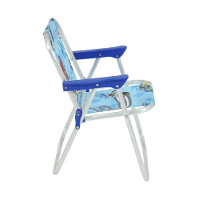 Cadeira Infantil Aluminio Hot Wheels Azul Bel - 3