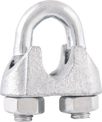 Clips para cabo de aço 3/8" leve galvanizado - Vonder