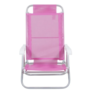 Cadeira Sunny Aluminio Sannet 6 Posicoes Rosa Bel - 2