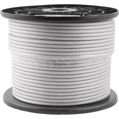 Cabo de Aço Plastificado AF 3,97mm 5/32" 6X7 c/ 100m Vonder
