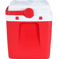 Caixa Térmica 12 Litros Vermelha Tipo Cooler Bel - 5