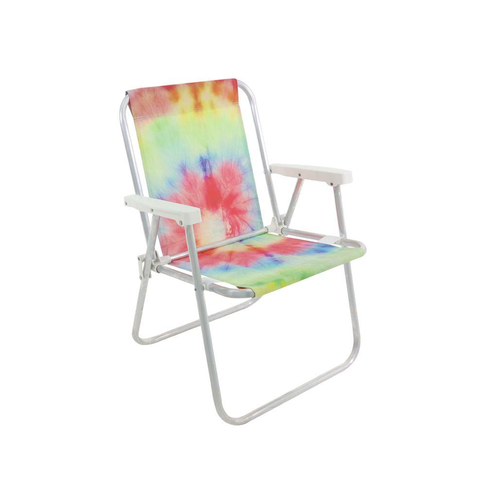 Cadeira Bel Alta Aluminio Comfort Tie Dye - 1