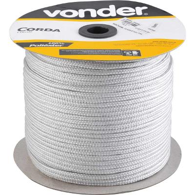 Corda Multifilamento Trançada 8,0mm 11,0kg 228 Metros Branca
