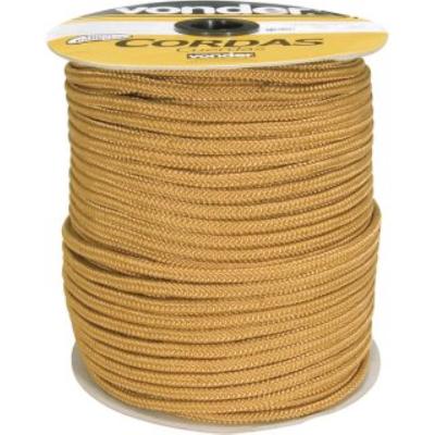 Corda Multifilamento Trançada 12,0mm 11,0kg 111 Metros Ouro 