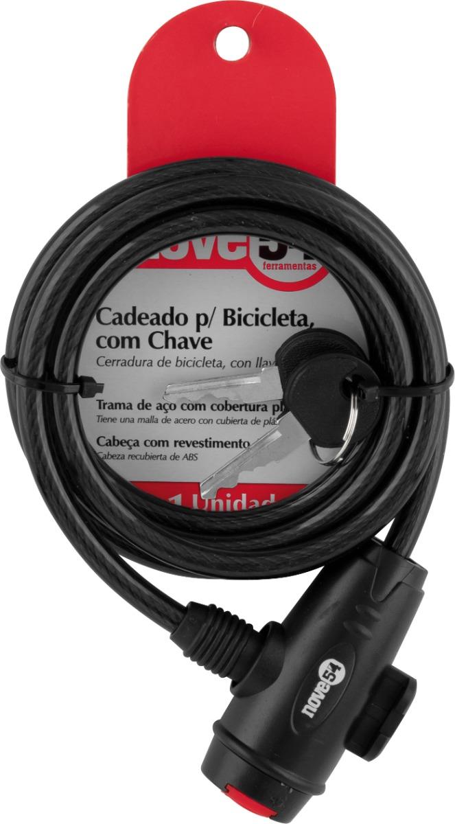 Cadeado Para Bicicleta 150Cm Com Chave Nove54 - 5